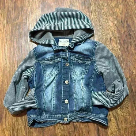 Wallflower Super soft hooded denim sweater jacket The Dreamer Fit. - Picture 3 of 8